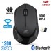 Mouse sem Fio Modo Duplo 1200Dpi M-BT50BK C3 Tech - Preto